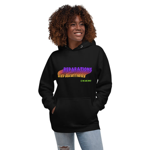 Reparations on Repeat V2 Unisex Hoodie