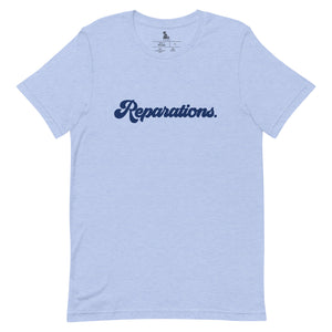 Reparations Retro Unisex t-shirt - Heather Blue