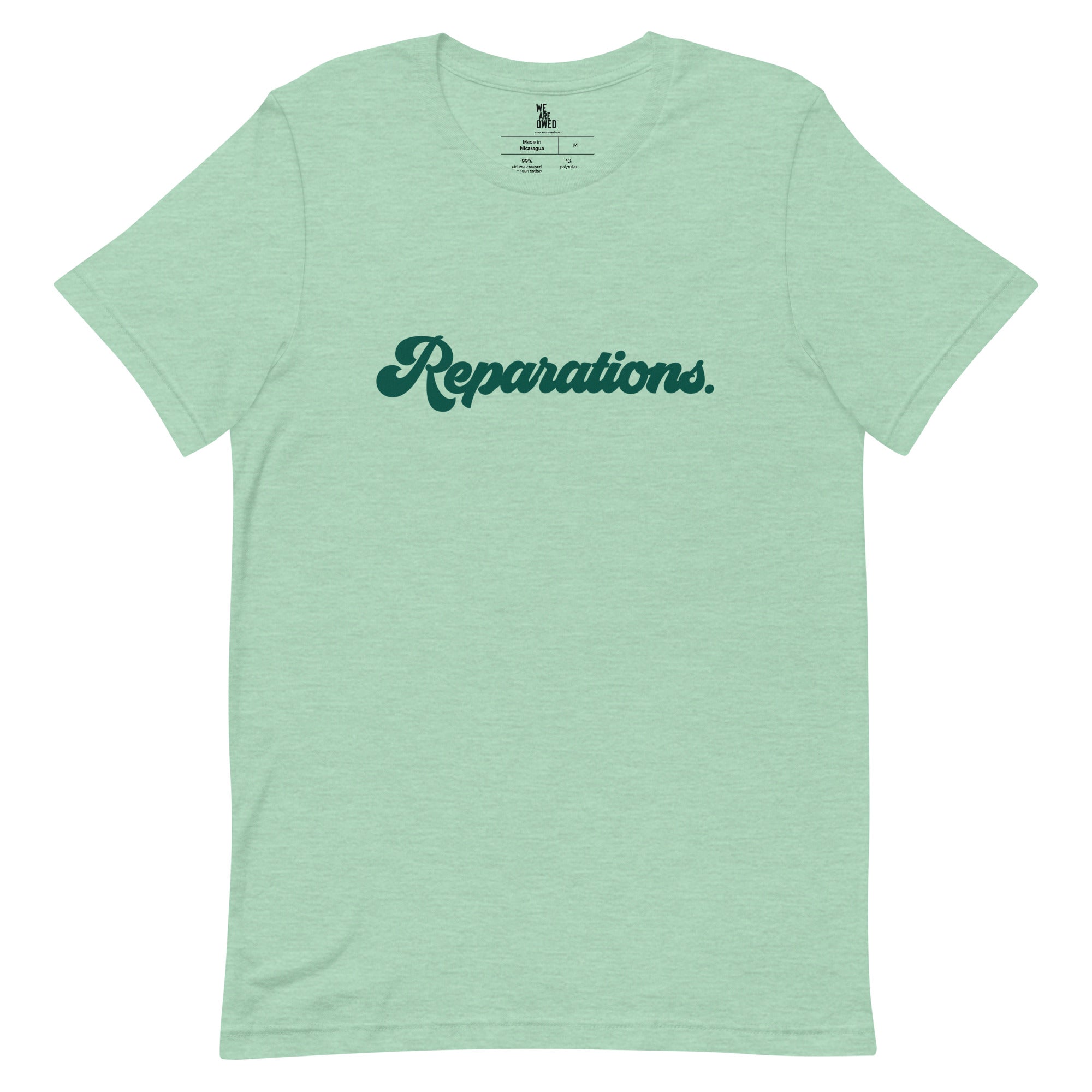Reparations Retro Unisex t-shirt - Mint