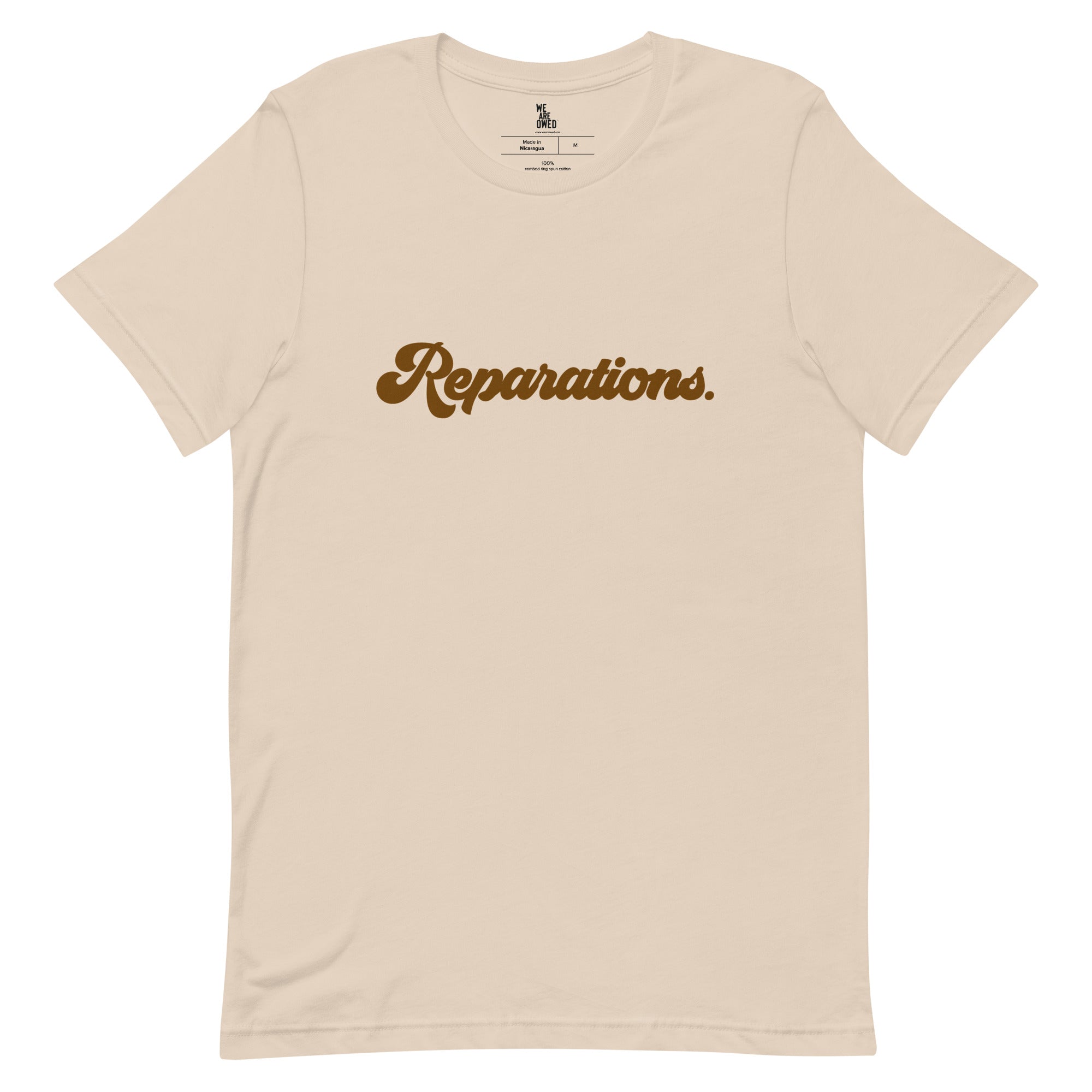 Reparations Retro Unisex t-shirt - Cream