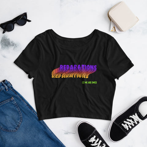 Reparations on Repeat V2 Women’s Crop Tee