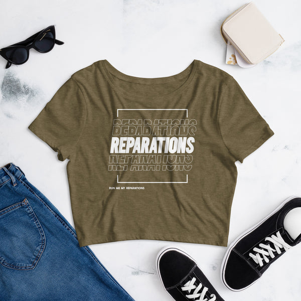 Reparations on Repeat V3 Women’s Crop Tee