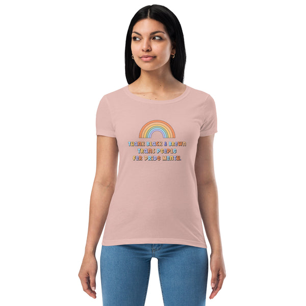 Origins of Pride Women’s fitted t-shirt